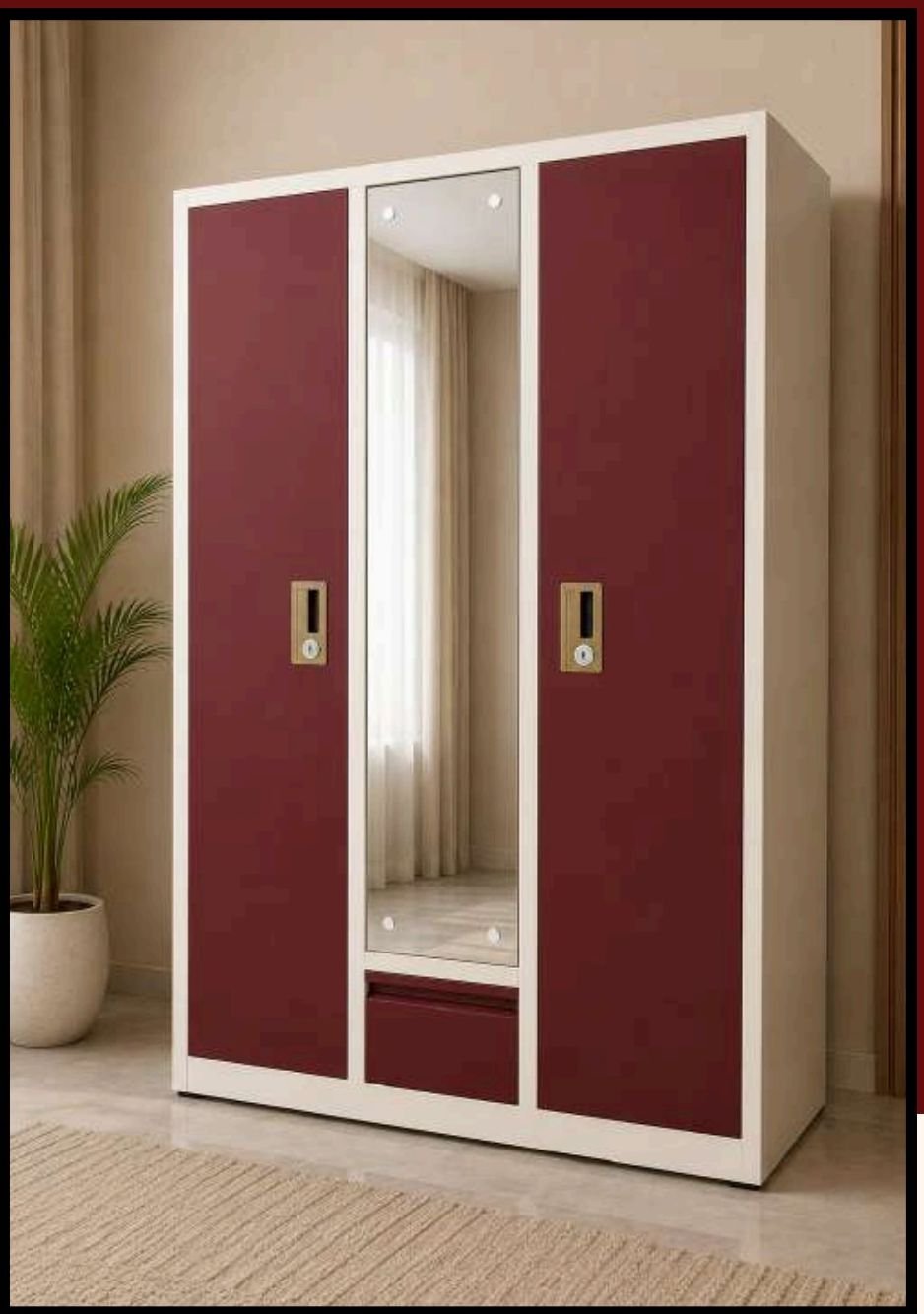 DULHA DULHAN (MIRROR) steel almirah